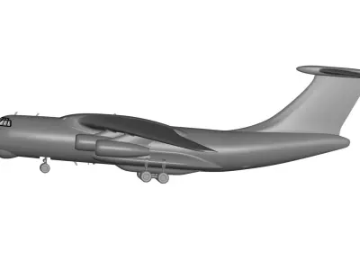 Ilyushin Il-78 3D model purchase