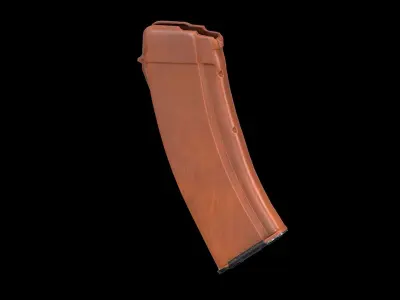 AK - Magazine - AK74 Bakelite Std Low-poly 3D model