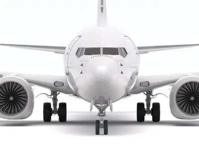 Boeing 737-800 MAX Collection 3D model