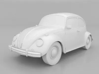 Volkswagen Beetle Free 3D model by euginsb