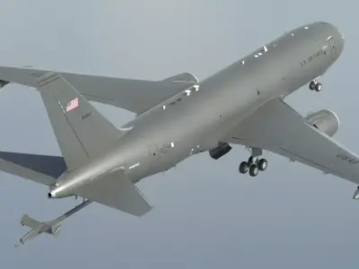 Boeing KC-46 Pegasus with Cockpit 3D model