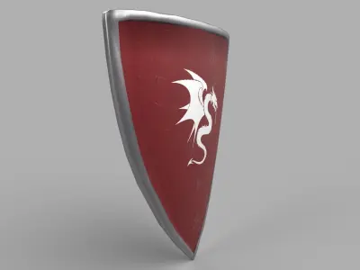 Shield samsung galaxy tab Low-poly 3D model