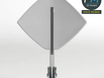 Satellite dish 2 3D model purchase
