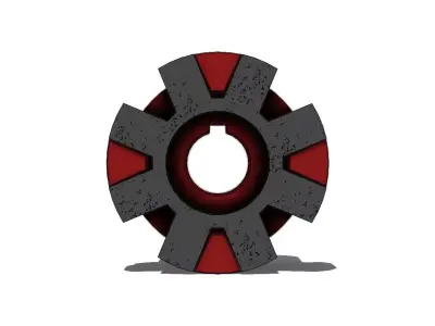 Acoplamento GM 05 30 Coupling 3D model