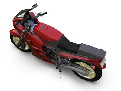 750cc motorcycle 3D model purchase