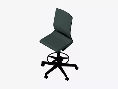 Chair - Office - Worksmart - Counter - Type 2 Low-poly 3D model
