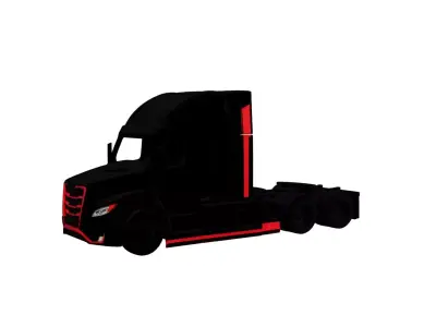 Semi Truck 3D model buy