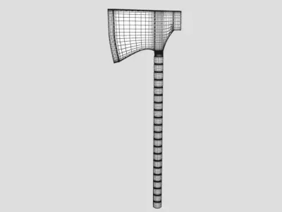 Hicking Axe 3D model