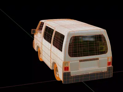 Mazda Bongo Cargo Van 3D model
