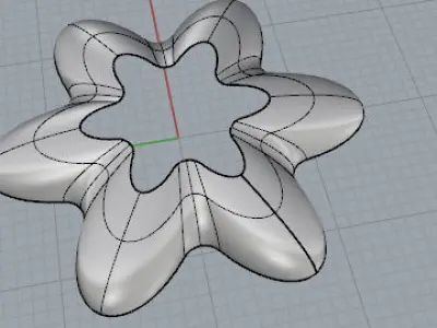 Margherita con superf  bomb Free 3D model