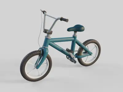 Cartoon Bike 3D model