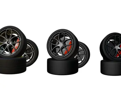 Maclaren tire High Performance 3D model