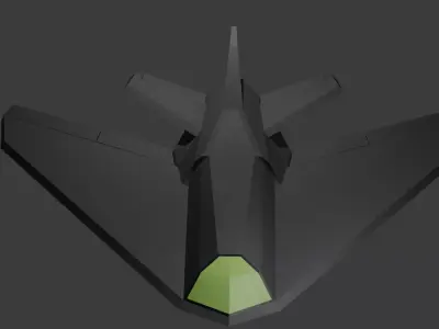 stealth jet 3D model