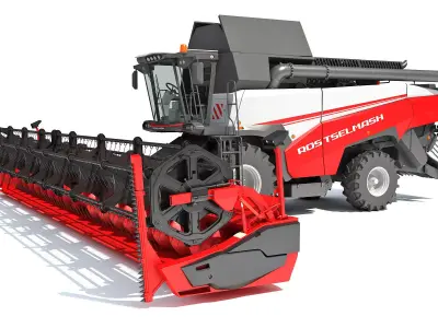 3D Combine Harvester 3D model purchase
