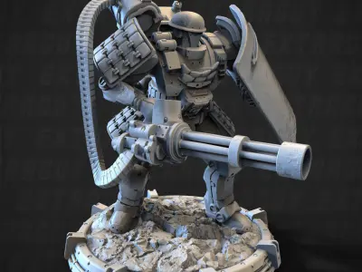 Drake Static 100mm Set 3D print model