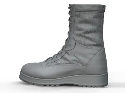 Army Boots - High Poly 3D model