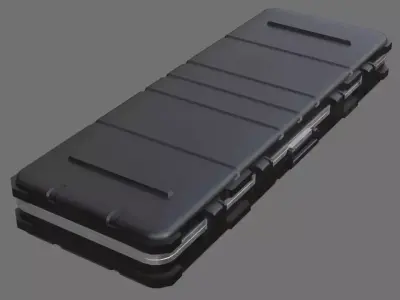 Military Case 2A Low-poly 3D model