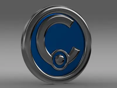 casalini logo 3D model by Sergey