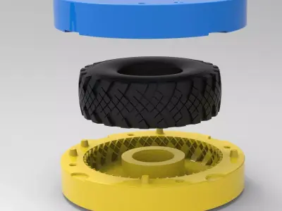 Mold for diecast military KAMA Scale 1 to 10 a 1 to 14 a 1 to 25 3D print model