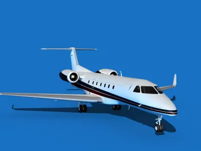 Embraer Legacy 500 V11 3D model