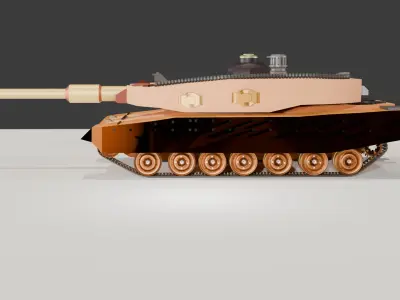 BATTLE TANK 3D model purchase