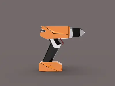 Drill Machine 3D model