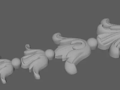 dekor ornament 3D model 210