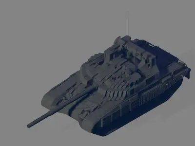 T 72M2 3D model