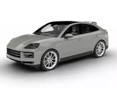 Porsche Cayenne Coupe 2026 3d model 3D model