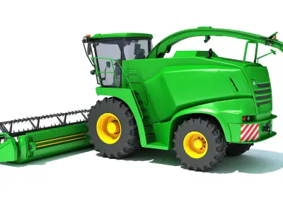 Combine Harvester V44 3D model