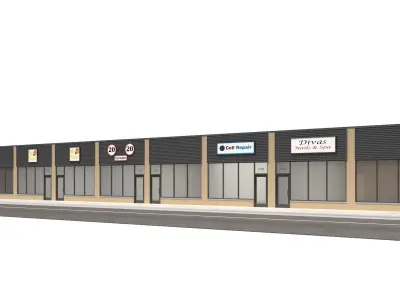 Retail-072 Retail Store 3D model