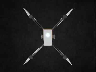 Drone 3D model by prem-chaiyawat from CGTrader