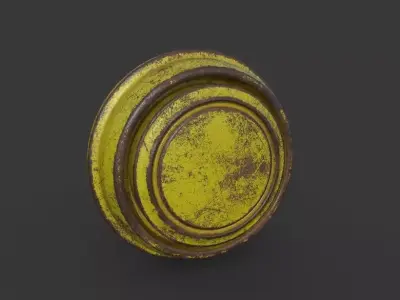 Smart material metal pack  Low-poly 3D model