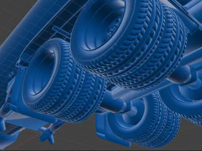 Peterbilt  3d model 3D model