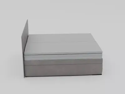  Wallace Bed Low-poly 3D model