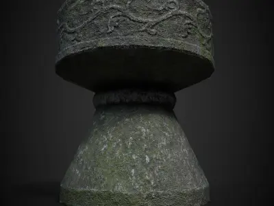 ANCIENT POT LOWPOLY GAME ASSET Low-poly 3D model