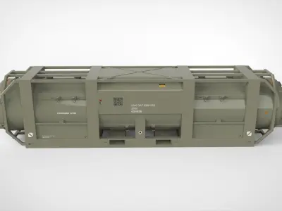 sci fi Container 2 3D model
