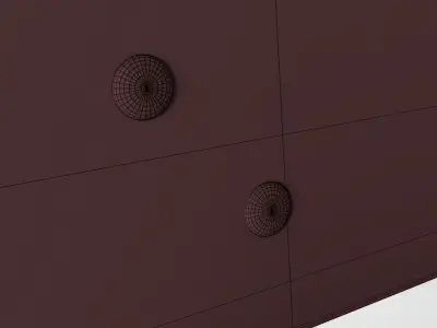 Victorian Railway Bench 3D model