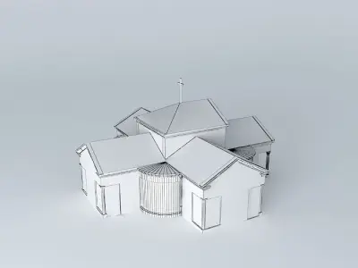 Church house Free 3D model