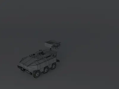 ARGO DEFENCE INDUSTRIES ADI  JLTV Scorpion MK 1 3D model