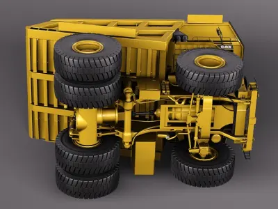 CAT Haul Truck 797B 3D model