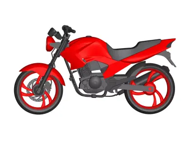 Yamaha Fazer 3D model