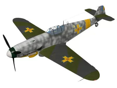 Messerschmitt Bf 109 G2 3D model