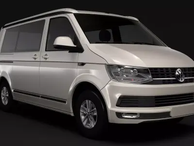 VW California T6 2018 3D model