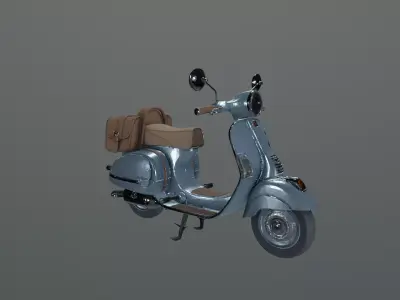 vintage scooter 3D model purchase