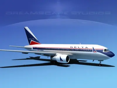 Boeing 767-100 Delta 1 3D model