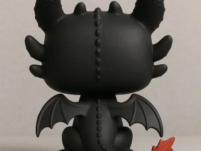 Funko FanArt for How to Train Your Dragon - Toothless 3D print model