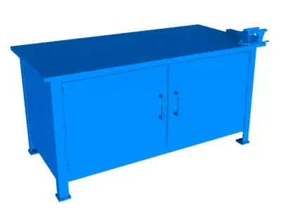 Bancada de solda 3D model