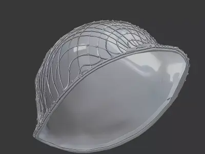 US M1 Helmet WWII Vietnam Era Military Helmet 3D Printable  3D print model