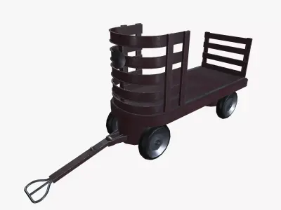 Trolley 3D model purchase